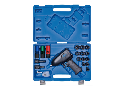 44801FMP01 - Juego de Dados de Impacto y Llaves Inglesas de 1/2" DR. de 19 Piezas